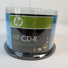 50 Pack Hp invent CD-R 52x 700 MB Data / 80 Minutes Music Sealed Never Opened