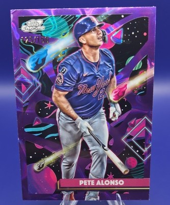 2025 Topps Cosmic Chrome - Pete Alonso #151 Purple Nebula Refractor 125/150
