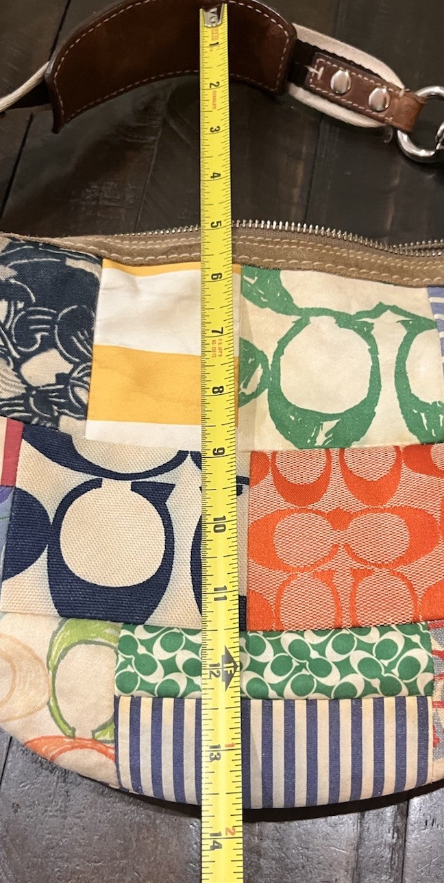 Coach Y2K Hampton Patchwork Multicolor Pastels Ho… - image 17