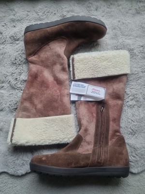Sioux Kuimba Eleganter Stiefel aus Feinen Kalbvelours in Cognac