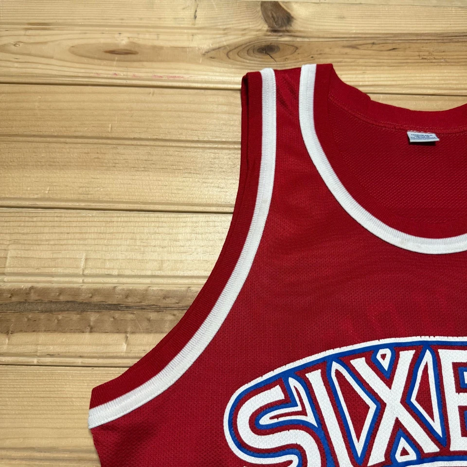 Camiseta deportiva de baloncesto vintage de los 90 Jerry Stackhouse #42 Philadelphia 76ers - talla 44 Foto 4 de 4