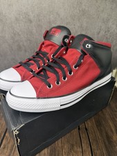 CONVERSE Chuck Taylor All Star High Street Leather  Canvas Men's Shoes Mid-top