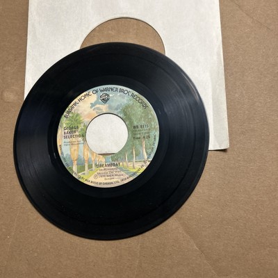 George Baker Selection Paloma Blanca/Dreamboat 1975 Warner Bros 45