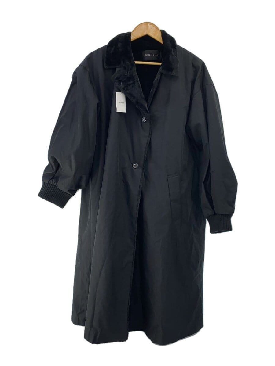 ALTRA MIZUIRO IND altro cappotto nylon BLK tinta unita