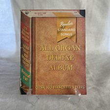 Popular Standard Songs All Organ Deluxe Album over 100 titles Songbook Vintage