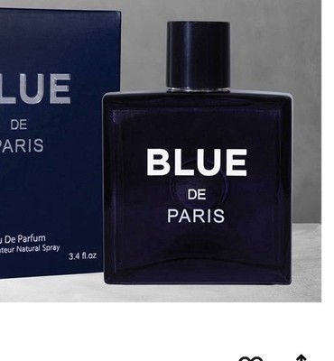 BLUE DE PARIS Blue de Paris Eau de Parfum Spray, Regular Size 3.4 fl oz