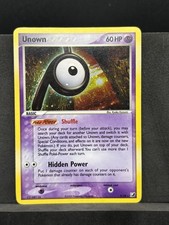 Unown P/28 - ex Unseen Forces Holo Rare Pokemon TCG