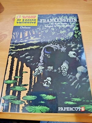 Classics Illustrated Deluxe  Frankenstein Trade paperback papercut Gently Read