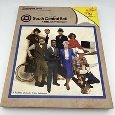 1987 Tangipahoa LA Telephone Directory South Central Bell 11x9x1"
