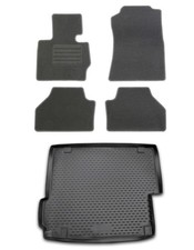 Fußmatten Kofferraumwanne für BMW X3 F25 2010-2014 im Set Automatten Auslage