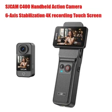 SJCAM C400 Handheld Action Camera 6-Axis Stabilization 4K recording Touch Screen