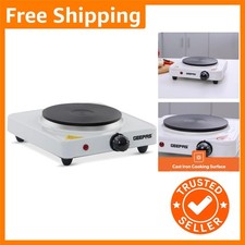 1000W Single Hot Plate Precise Table Top Cooking &ndash; Cast Iron Heating Plate - ...