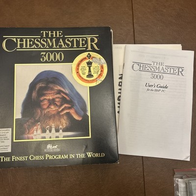 The Chessmaster 3000 PC Big Box Floppy Macintosh 1991 Software Toolworks Vintage