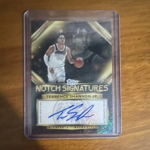 2025-26 Topps Notch Signatures Terrence Shannon Jr. Autograph Timberwolves