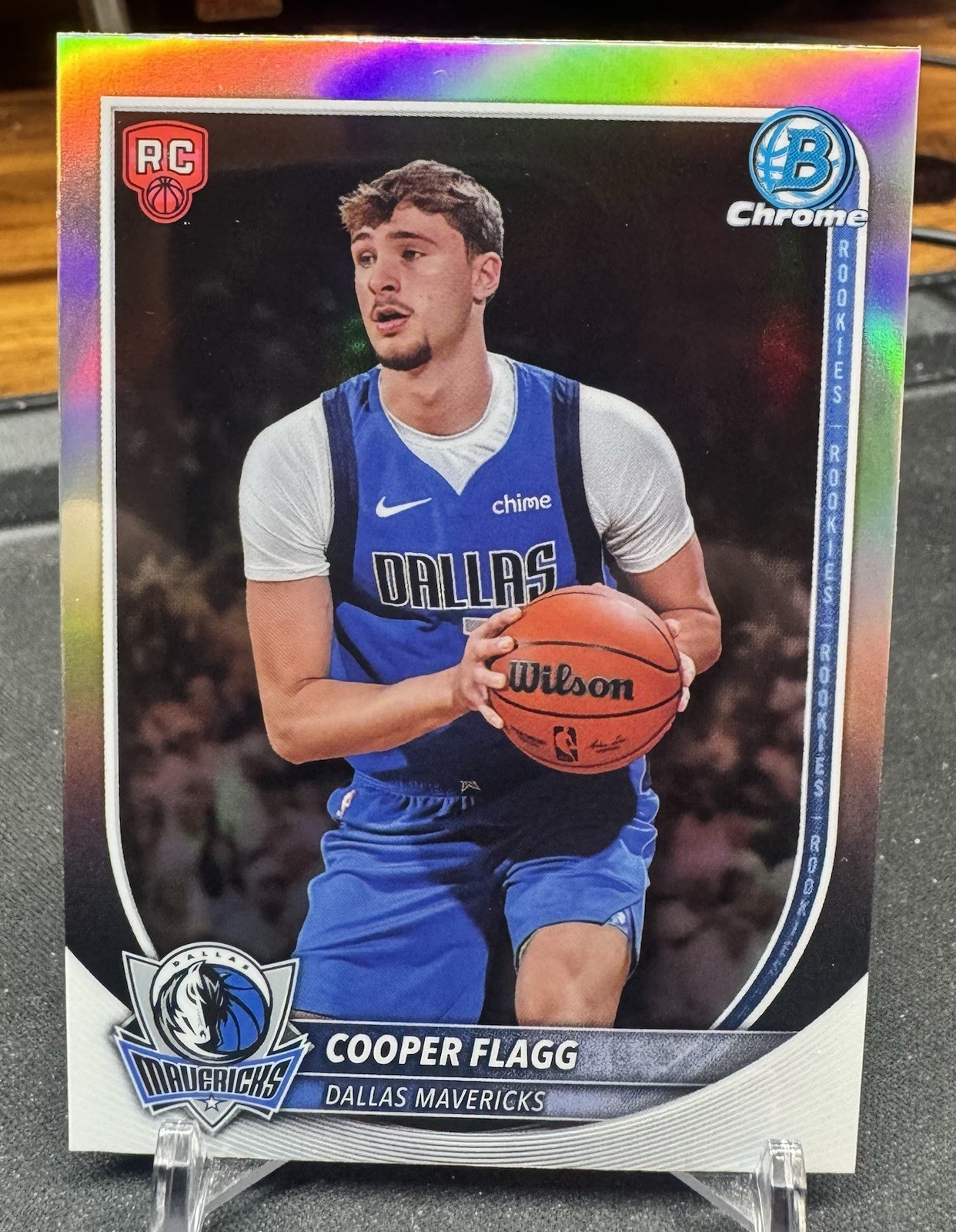 Cooper Flagg RC 2025-26 Bowman Chrome #BRR-1 Red Rookie Sheild Refractor
