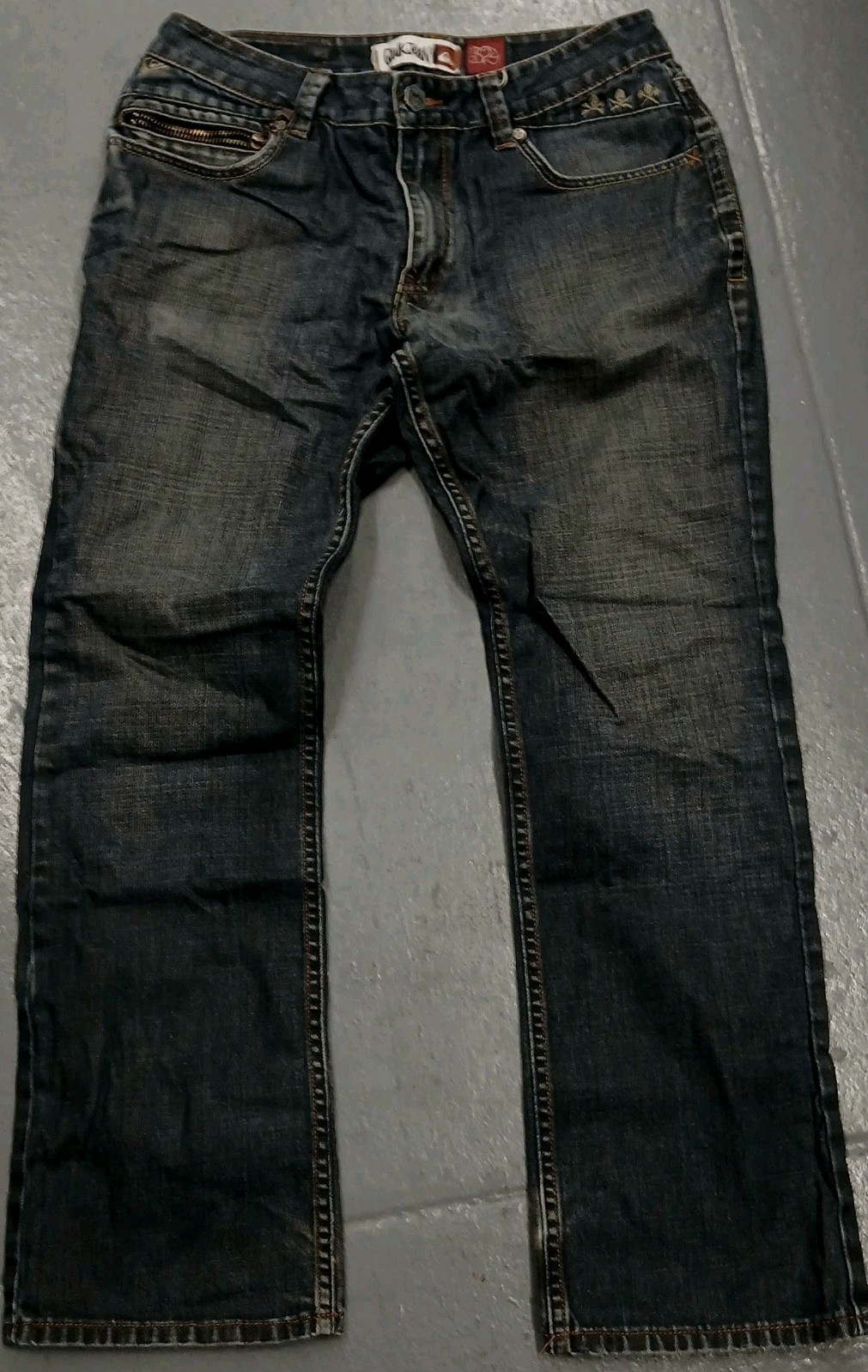 Vintage Quicksilver Quick Jeans 32x31 Straight Leg Zipper Po
