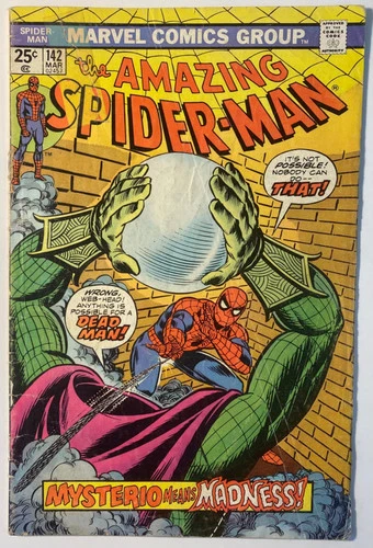 Amazing Spider-Man #142 1st Gwen Stacy Clone Cameo! Conway & Andru 1975 Reader