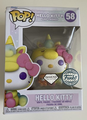   Diamond Collection Exclusive Funko Pop Hello Kitty 58 It s Sugar Teddy Rare