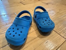 Crocs Toddler Baya Clogs Blue Used