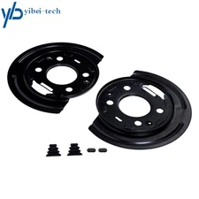 2× Brake Backing Plate Dust Shield For Chevy Avalanche Silverado 2500 350 99-06