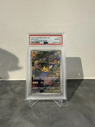 Pokemon Pikachu 173/165 Scarlet & Violet 151 Illustration Rare PSA 10 GEM MINT
