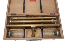 ANTIQUE 1880 TUBULAR GLASS LEVEL FOR GARDENING PALATIAN GARDEN BY G. ALLEMANO