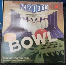 1960s Tudor Bowl - Dual Action Pin Reset w/ Gravity Return Ramp - Needs Ball