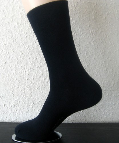 3 Paar Herren Socken ohne Gummi extra bequemer Softrand dunkel blau 39 bis 46 - Bild 2 von 4