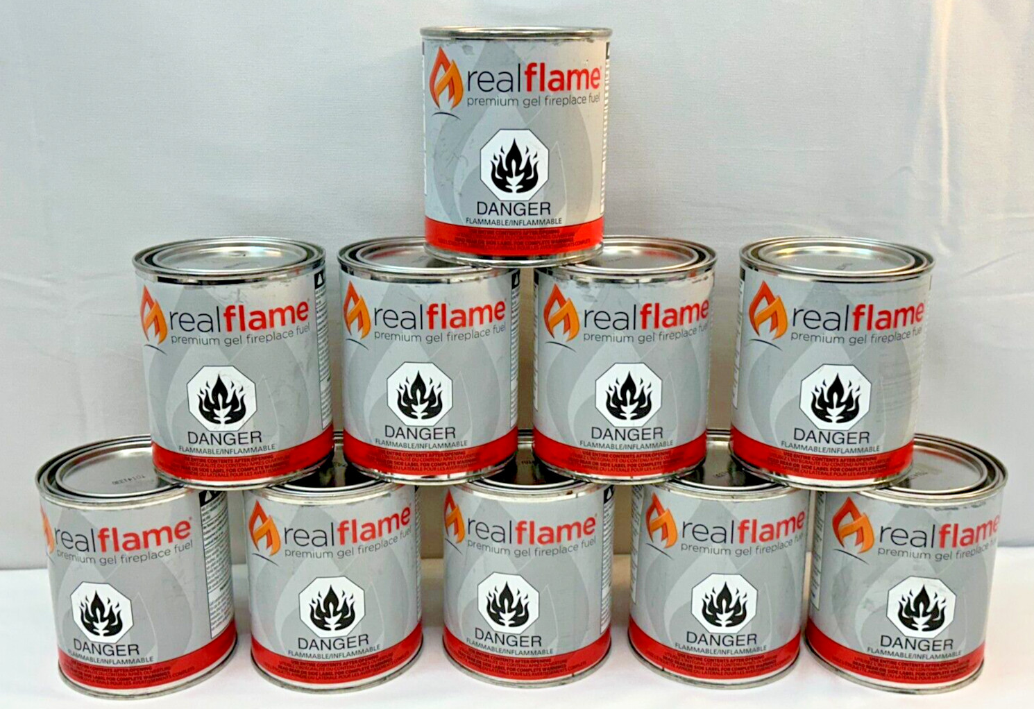 Real Flame Premium Gel Sootless Fireplace Fuel - 13 oz - Pac