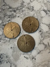 1940 Captain Midnight Flight Patrol Medal of Membership Token Skelly LOT OF 3