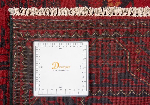 Afghan Handwoven Oriental Rug 188x124 cm-Top Condition,Oriental,Carpet,Rug,Red - Picture 7 of 12
