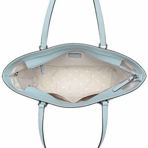 Kate Spade Medium Dally Tote Blue Saffiano Leather WKRU6681 Ocean Fog $299 FS - Picture 6 of 12