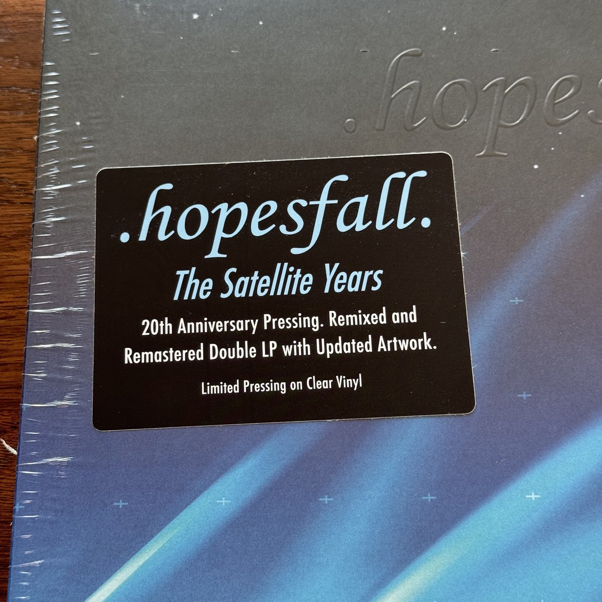 【オリジナル盤】Hopesfall The Satellite Years LP Hopesfall - The Satellite Years - ⚪️ Clear 2LP Vinyl - x