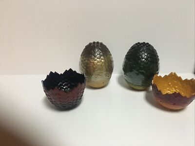 MEGA CONSTRUX GAME OF THRONES EGGS 2 PC Set RHAEGAL And VISERION