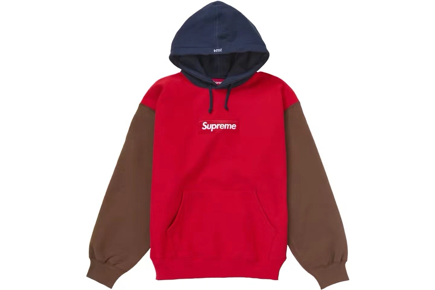Sweat à capuche logo Supreme Box 2024 taille S DS neuf multicolore 