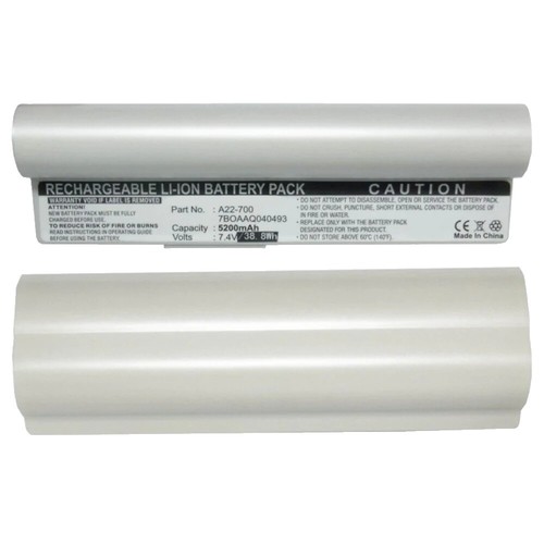 Batteria compatibile con Asus Eee PC R1005PX R101 R101D Bianca [5200mAh