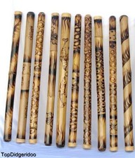 SHIPS FREE 39"100cm DIDGERIDOO BURNS HAND ARTWORK, didje,dijeridu,didgeridu,dig