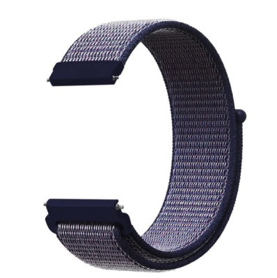 20mm 22mm Woven Nylon Sport Loop Watch Band Strap W/ Quick Release Spring Pins