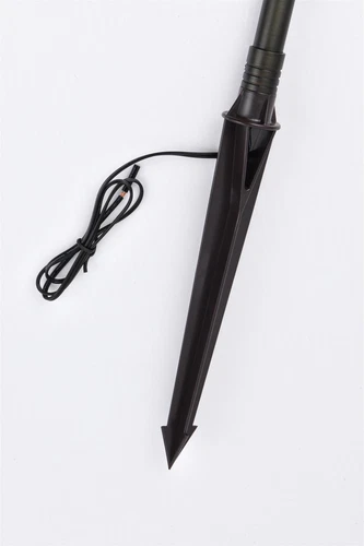 Elitco Outdoor 12V Cast Brass Torch Light 8Inch W X 24Inch High In Dark Bronze - Picture 6 of 6