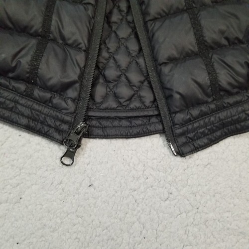 Down PufferJacket Mens Small Black Hiking Puffer Gorpcore Lightweight Casual - Picture 23 of 23