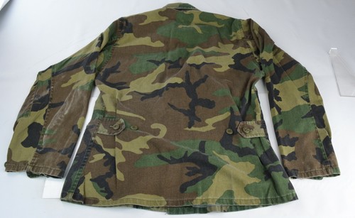 Woodland Old Style Men's Small Camo Camouflage Top Shirt Green Nato 8494 - Picture 3 of 10