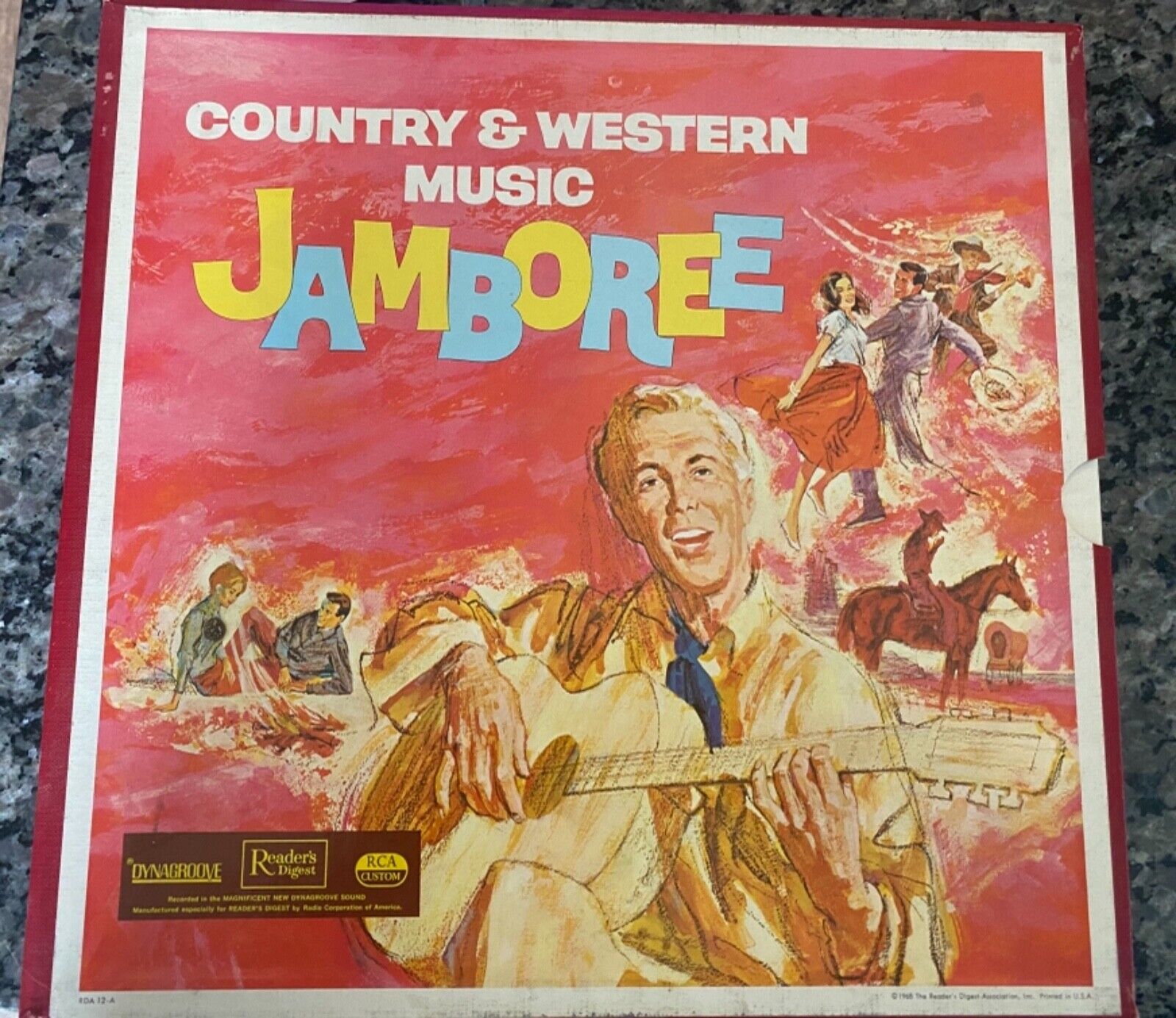 Country & Western Music Jamboree Original Reader's Digest Vinyl Records 3xLP box