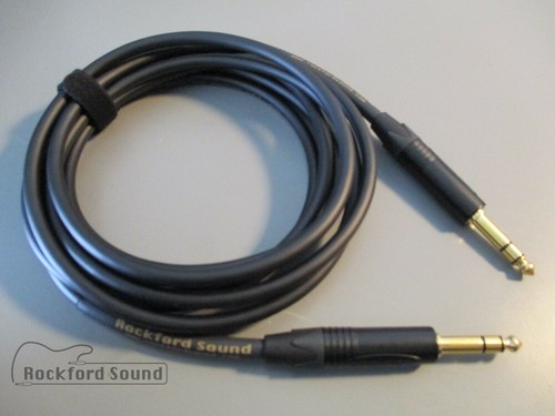 Cable de conexión equilibrado Mogami W2549 Neglex | 5 pies | dorado TRS a TRS - Imagen 2 de 4