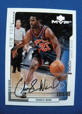 2000 UD MVP Basketball Silver Script Charlie Ward New York Knicks #116