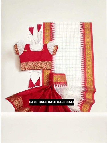 Girls Traditional Ready to Wear Saree – Ethnic Wear for Kids- 104 - Bild 1 von 16