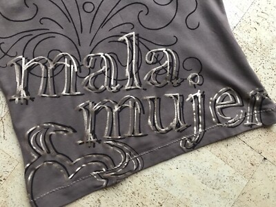   MALA MUJER   Kurzarm-Shirt frech & feminin - aus Spanien - 95 % Baumwolle