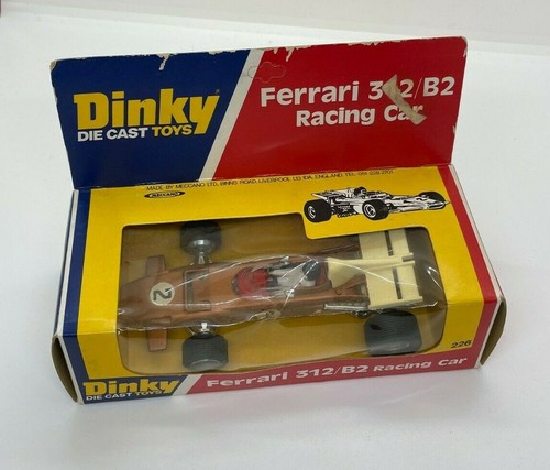 Dinky toys 226 Ferrari 312 / B2 Racing Car in Bronze RN 2 1:36 Scale - Picture 9 of 9
