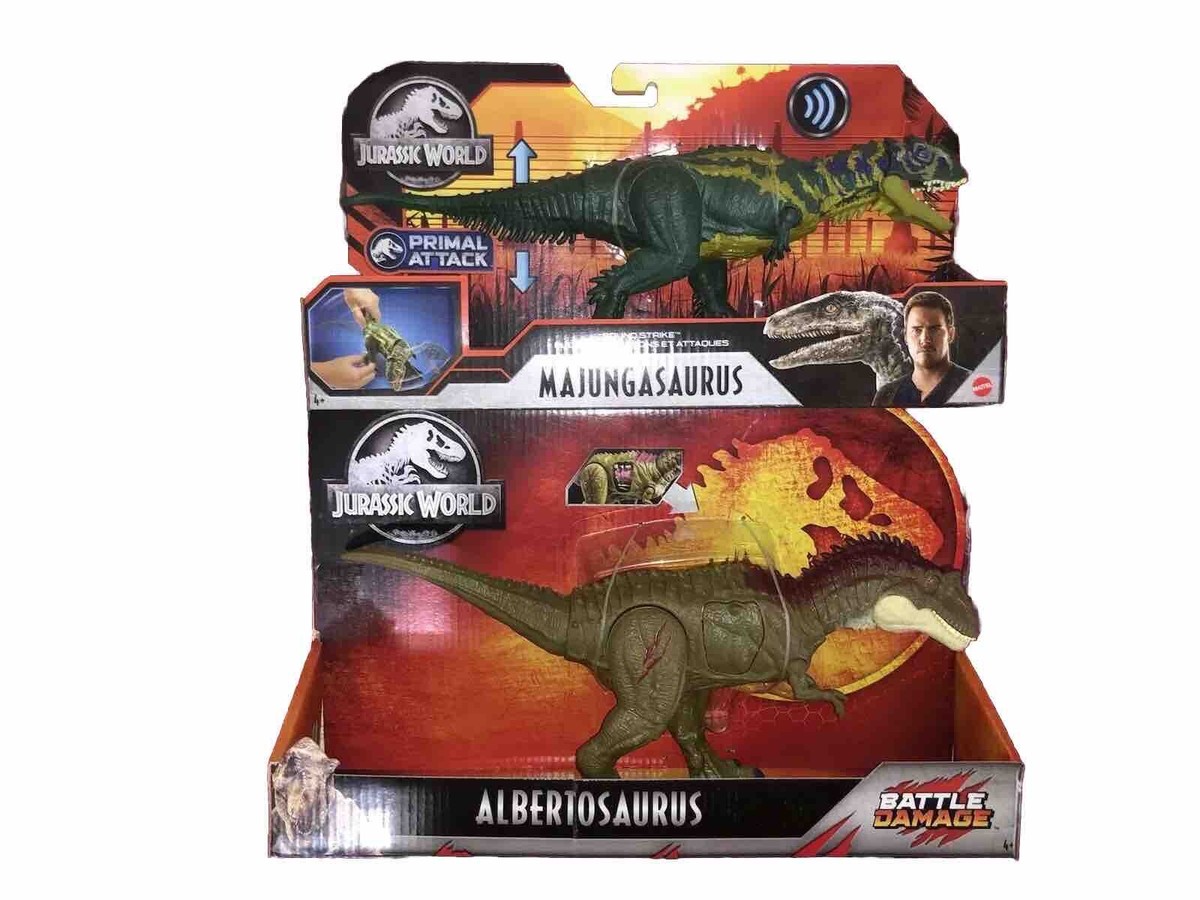 NEW Jurassic World Majungasaurus primal attack