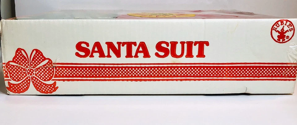 Rubíes Adulto Franela Papá Noel Traje Deluxe Borde de Piel Disfraz 40 a 46 Talla Chaqueta   Foto 4 de 4