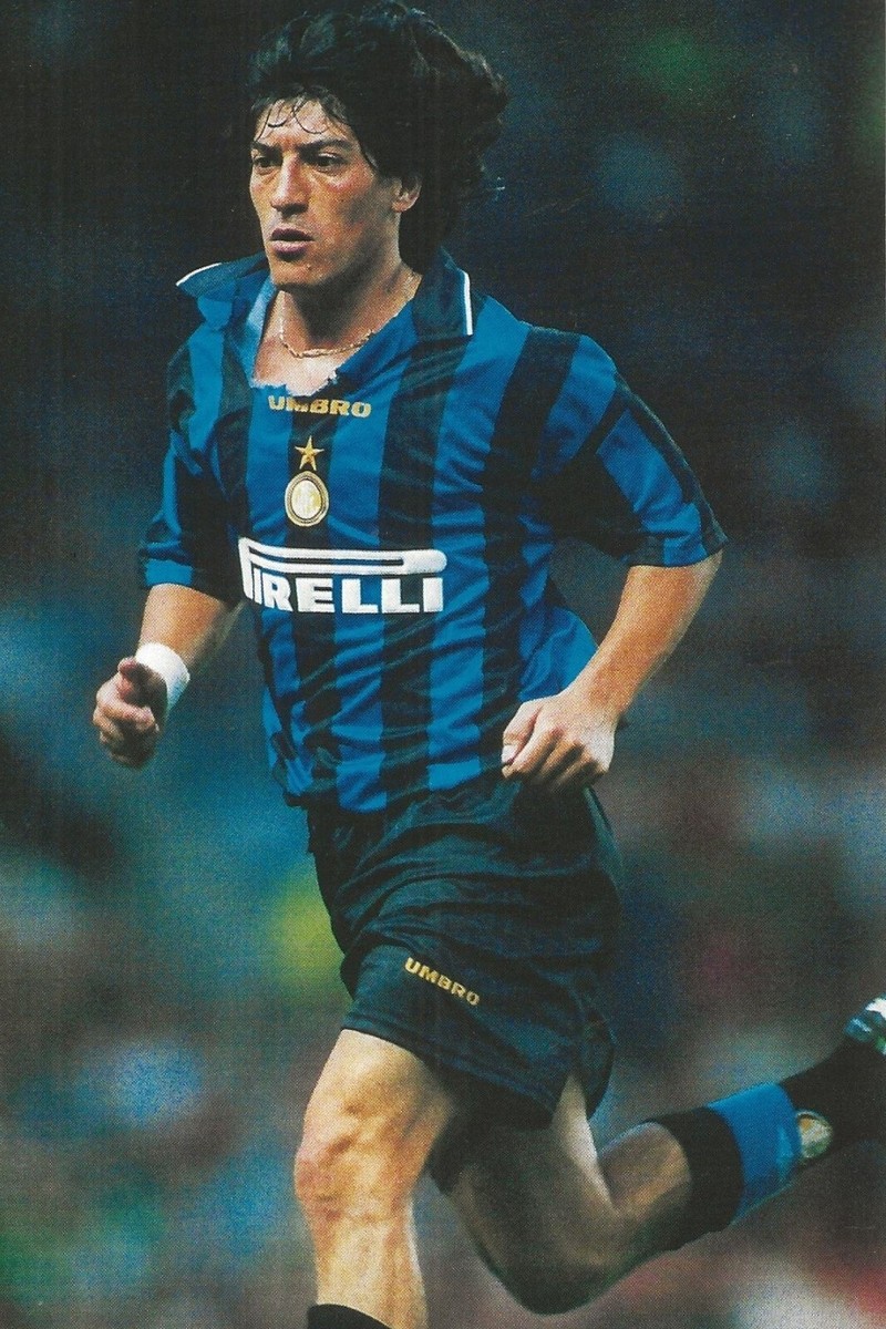 Football Photo IVAN ZAMORANO Inter Milan 1996-97 | eBay UK